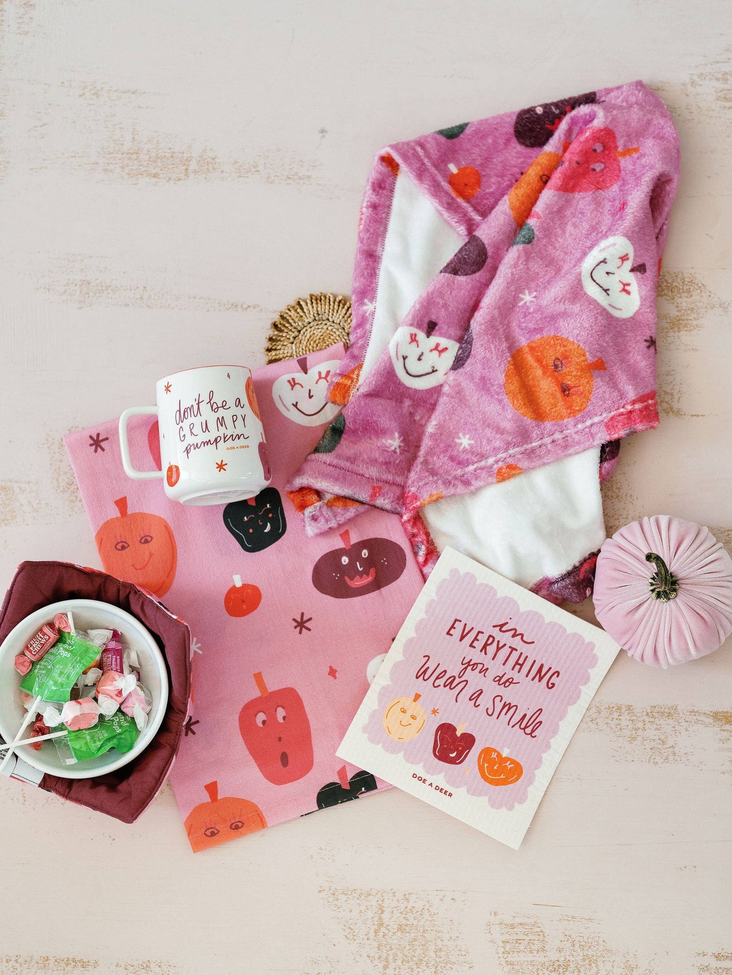 Wear a Smile Pumpkin Swedish Dishcloth | Fall, Halloween
