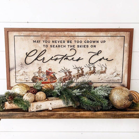 Search Skies Christmas Eve - Rectangle Style