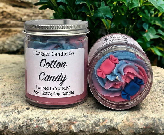 8oz. Cotton Candy Soy Dessert Candle