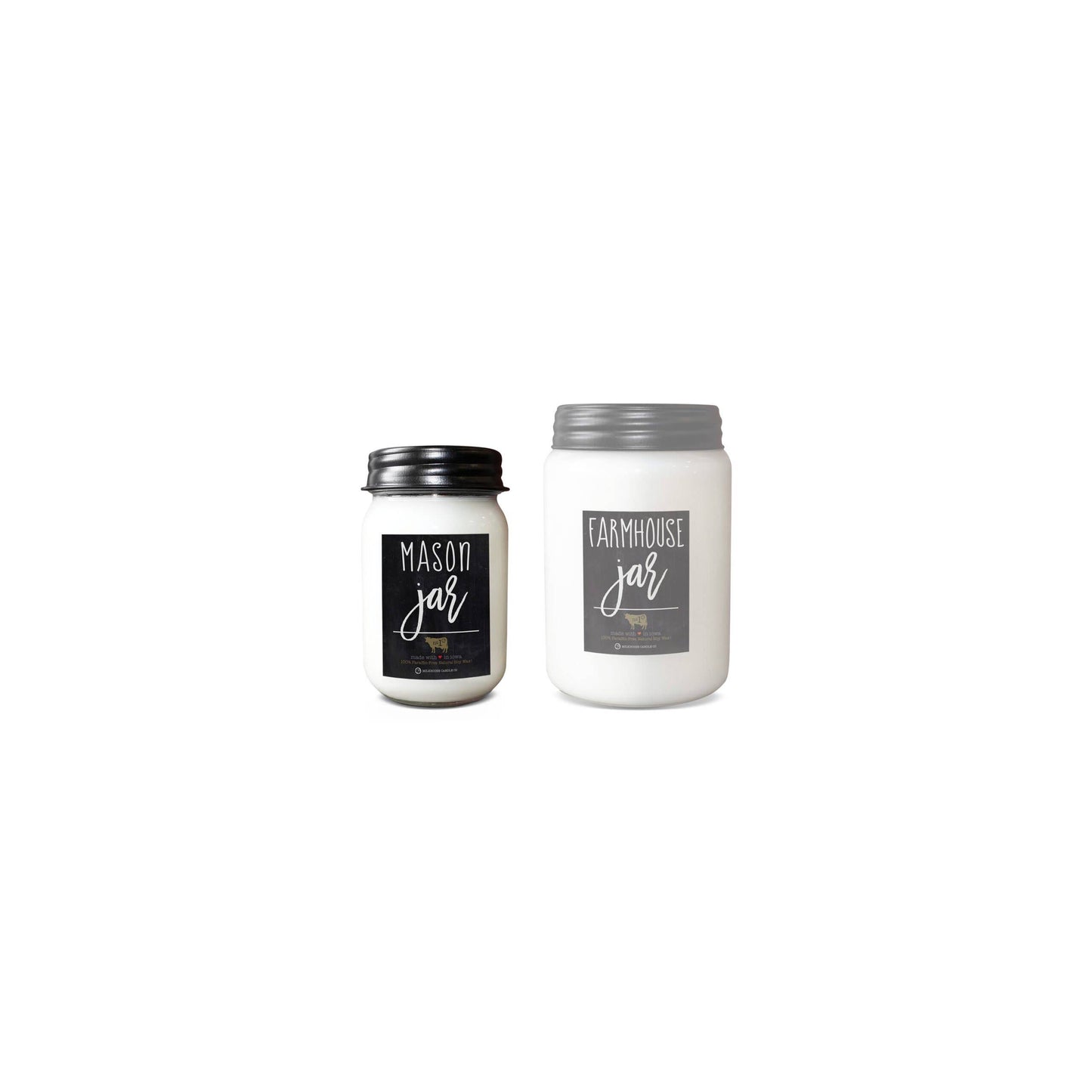 13 oz Mason Jar Candle: Milk & Sugar
