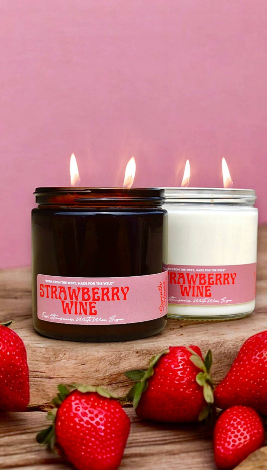STRAWBERRY WINE - Strawberries & White Wine Candle