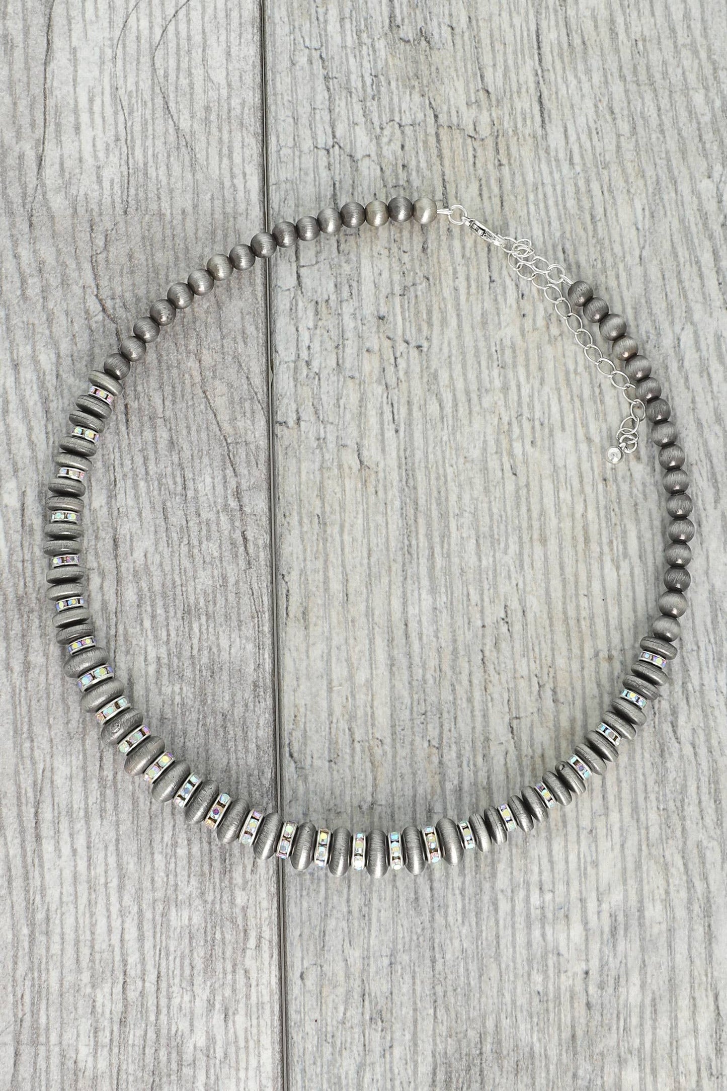 Western Navajo Pearl Beaded Collar Necklace