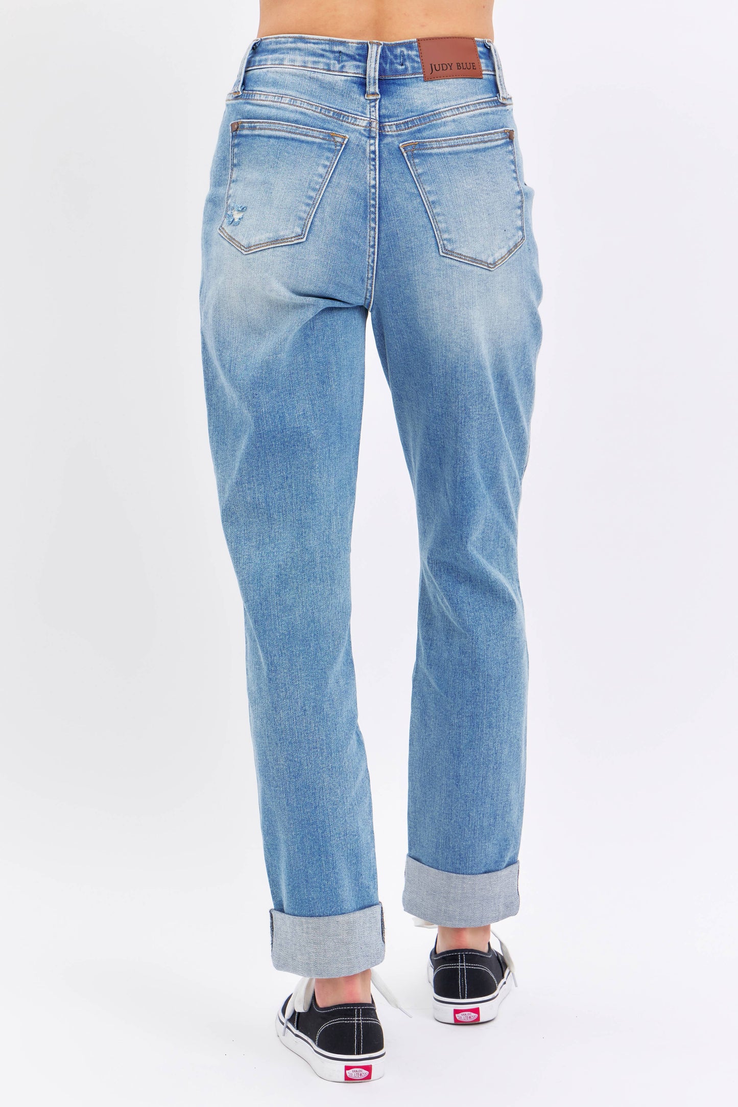 Judy Blue PLUS  Patch Pocket & Destroy BF