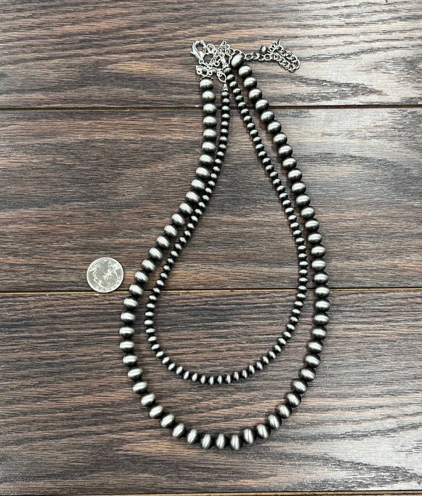 24" Double Strand Navajo Necklace