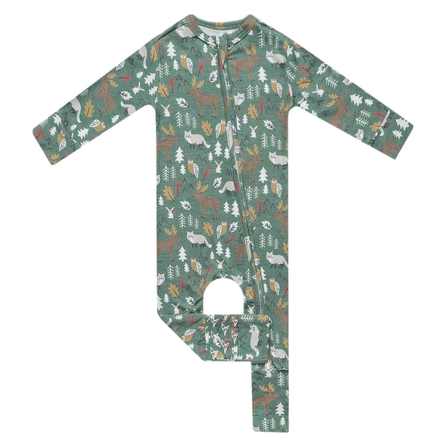 Convertible Zip-Up Footie Pajama - Atwood