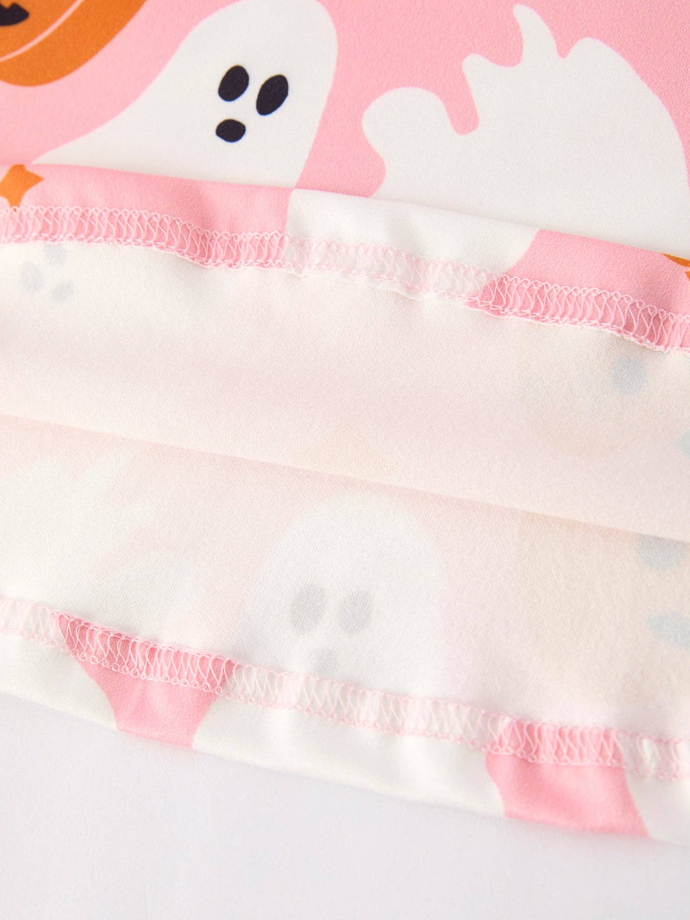 Halloween Ghost Pumpkin Print Short sleeve Dress