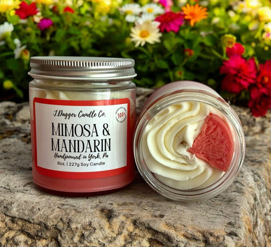 8oz. Mimosa and Mandarin Soy Dessert Candle