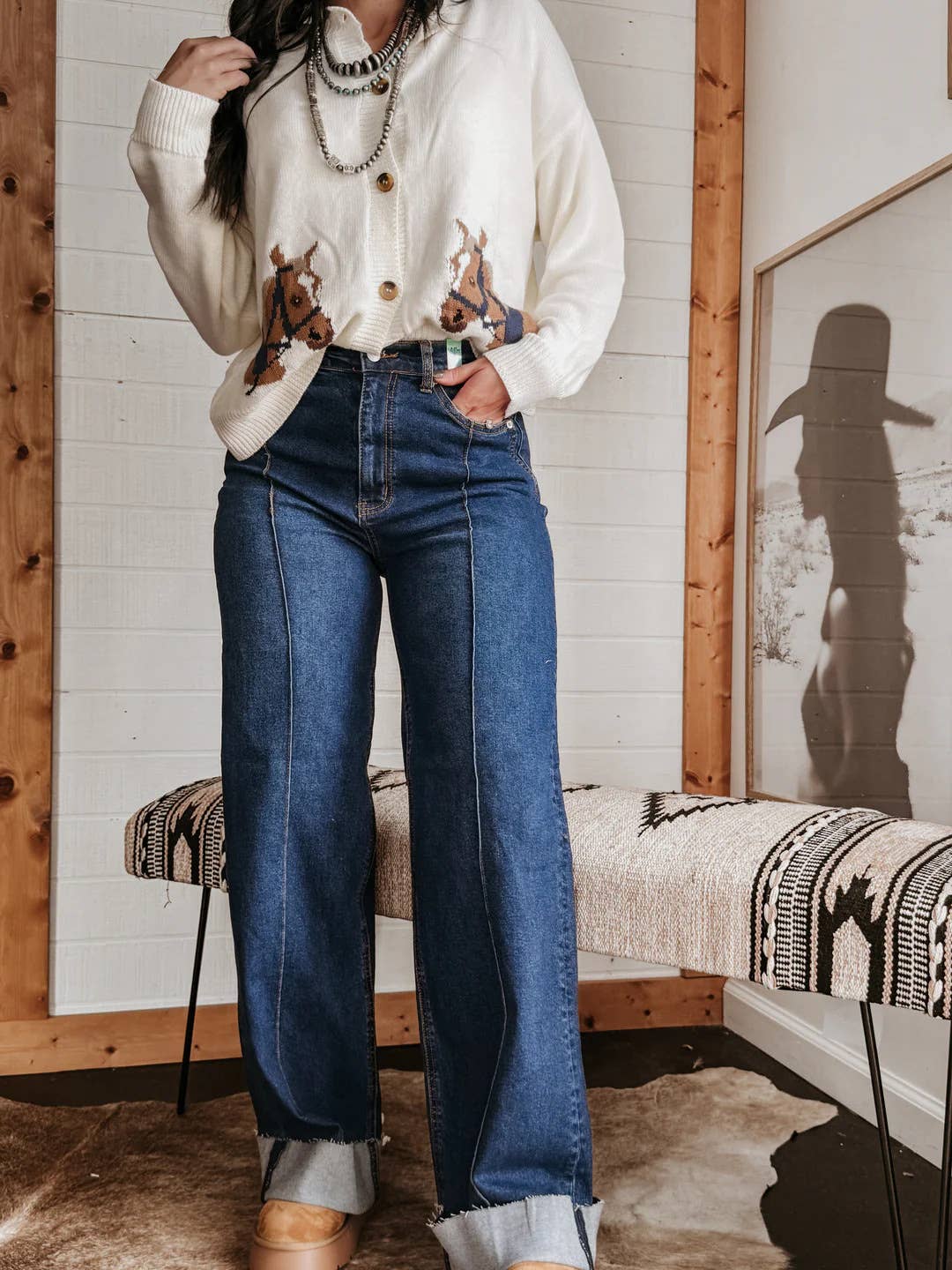 Casual Stretch Straight Leg Jeans