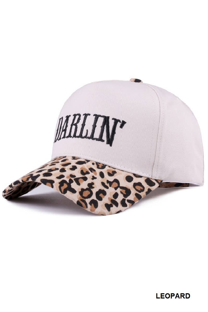 Darlin' Embroidered Two-tone Hat