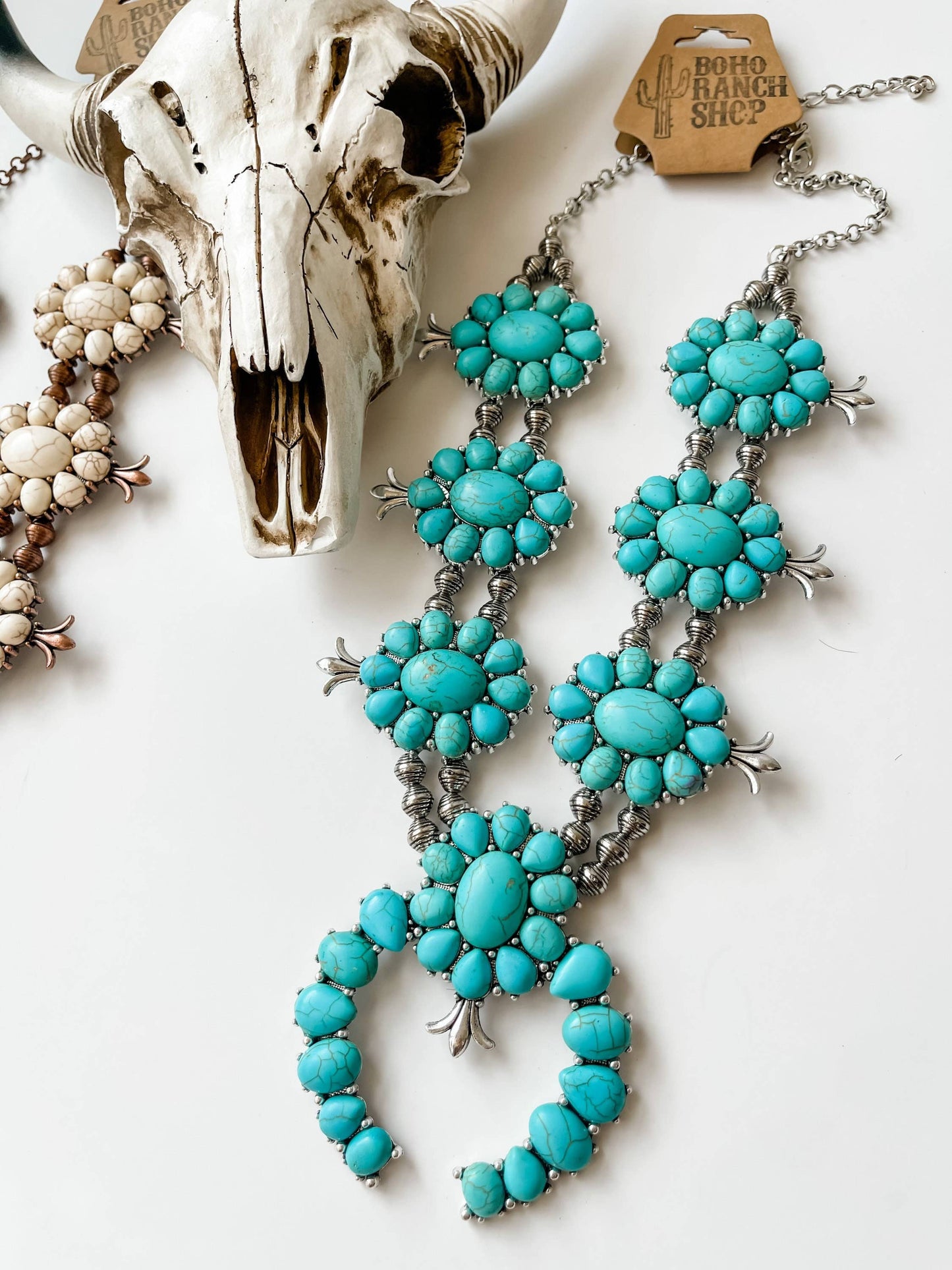 Squash Blossom Necklace Western Pendant Necklace