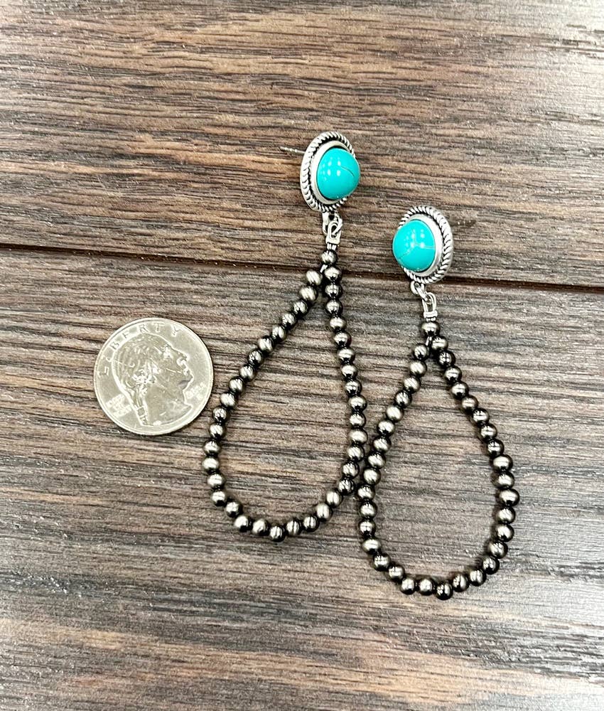 Handmade Polish Navajo Bead Post Earrings