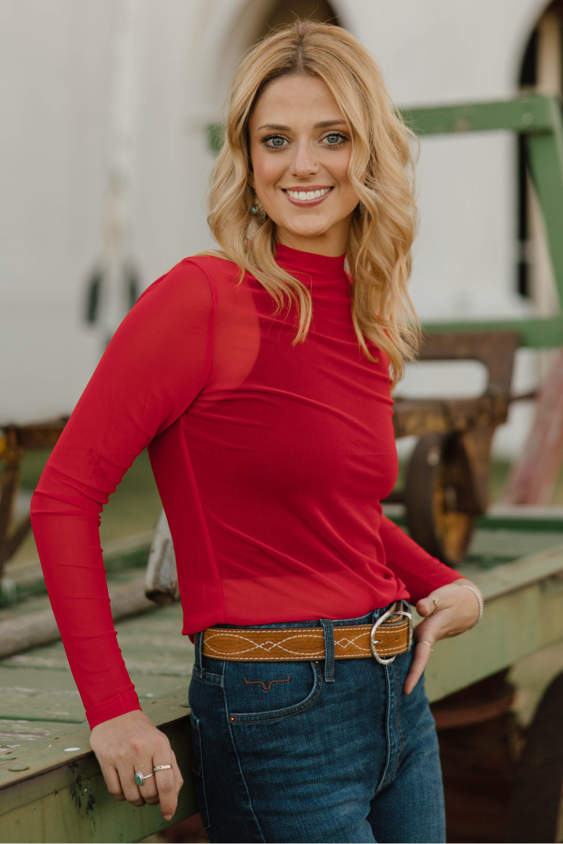 Meshed Out Red