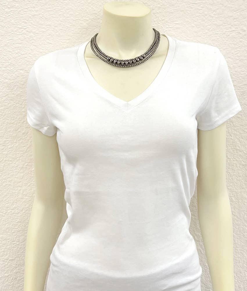 17" Polish Navajo Bead Necklace