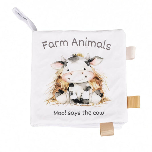 Farm Animals –Taggies Soft Crinkle Cloth Baby Book