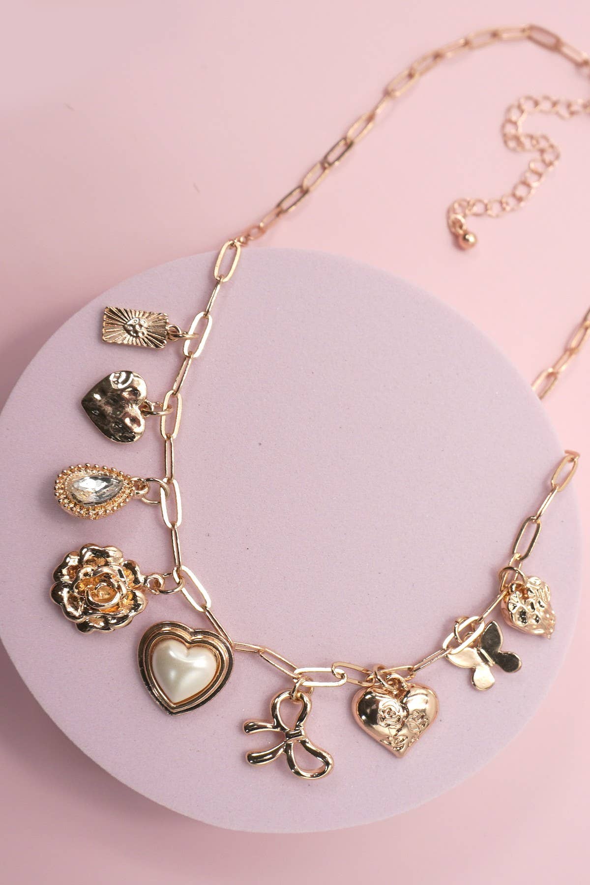 Flower Charm Necklace