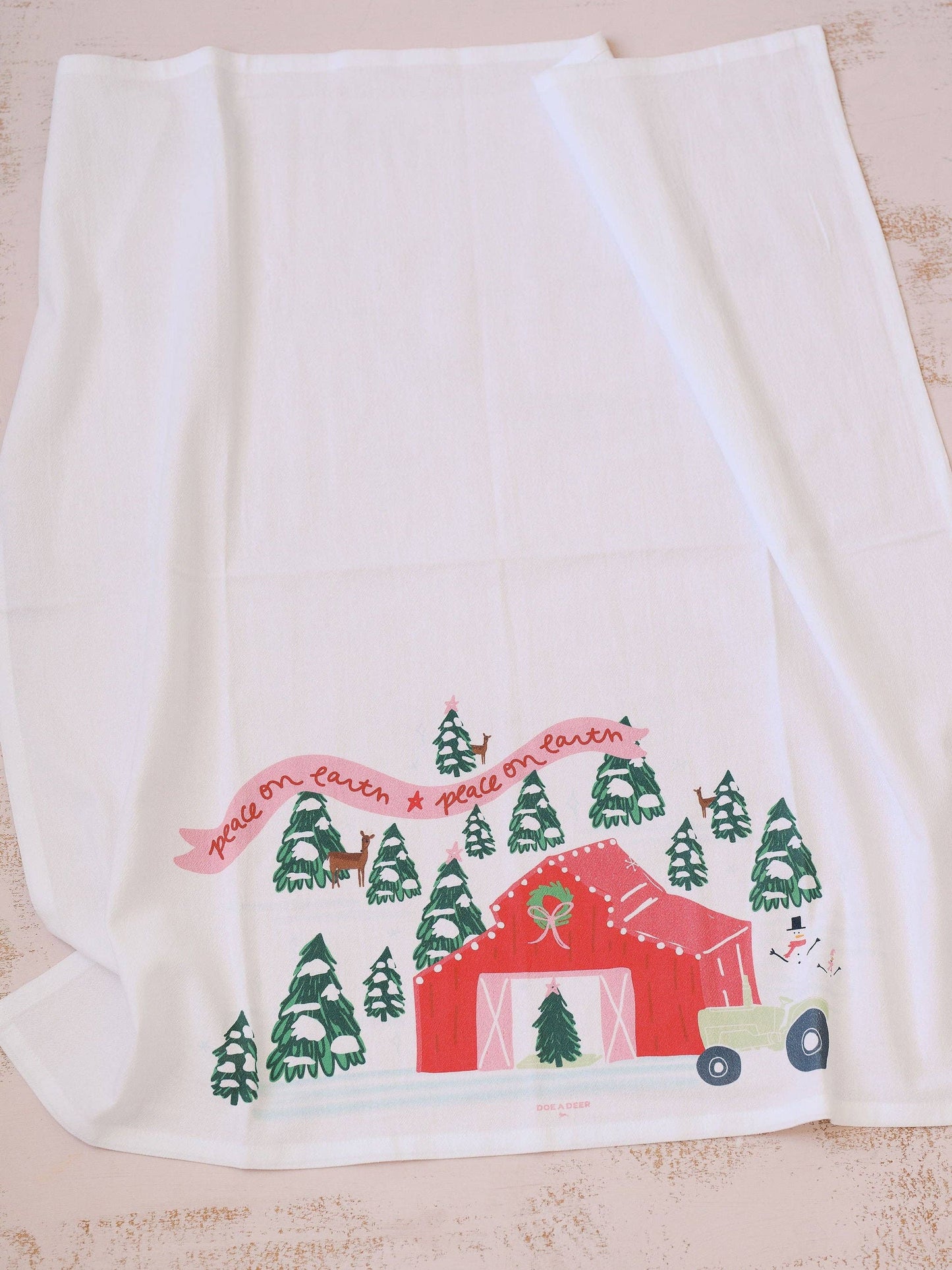 Peace on the Farm Flour Sack Towel