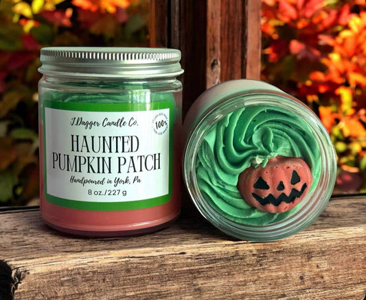 8oz. Haunted Pumpkin Patch Halloween Soy Dessert Candle