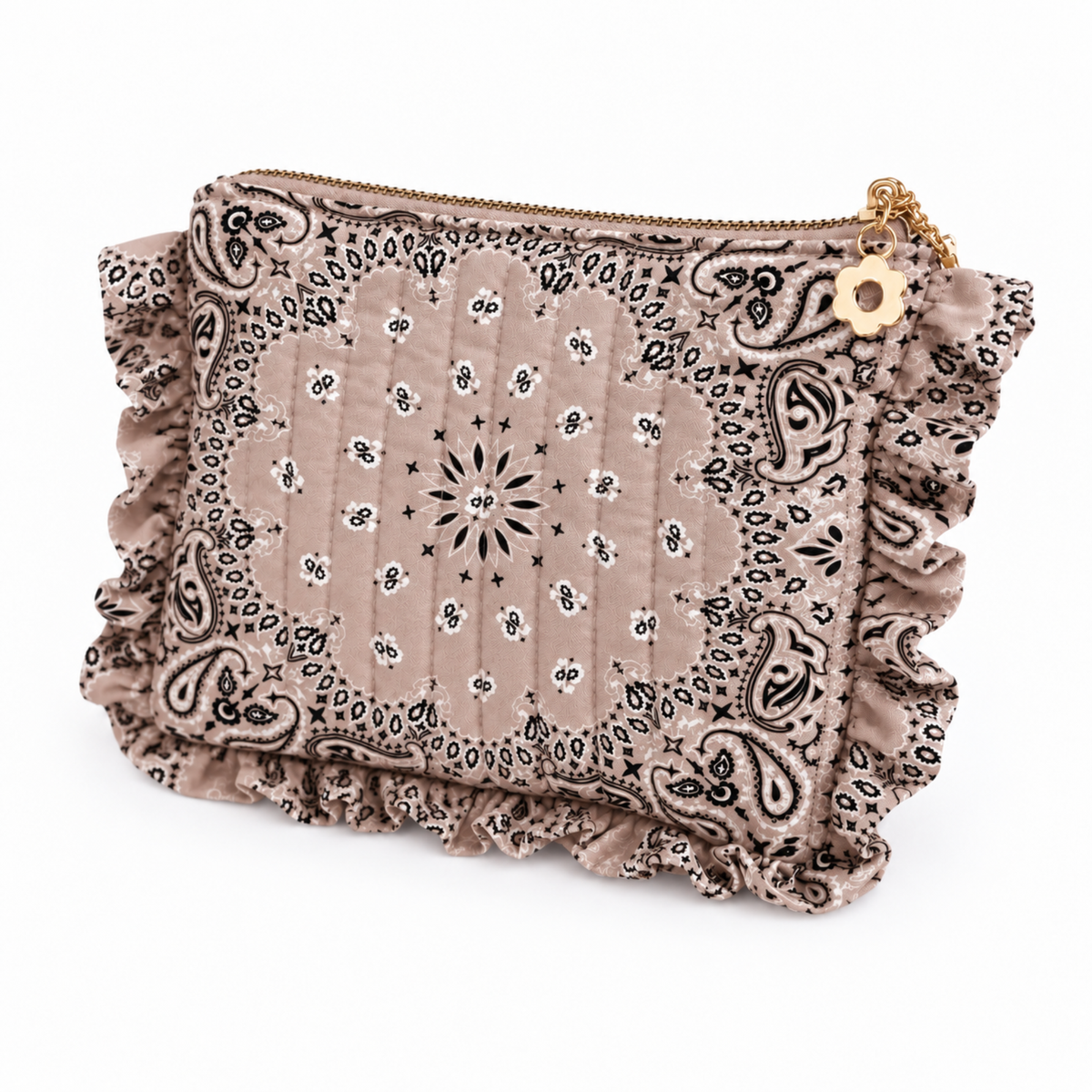 Bandana Ruffle Everything Pouch