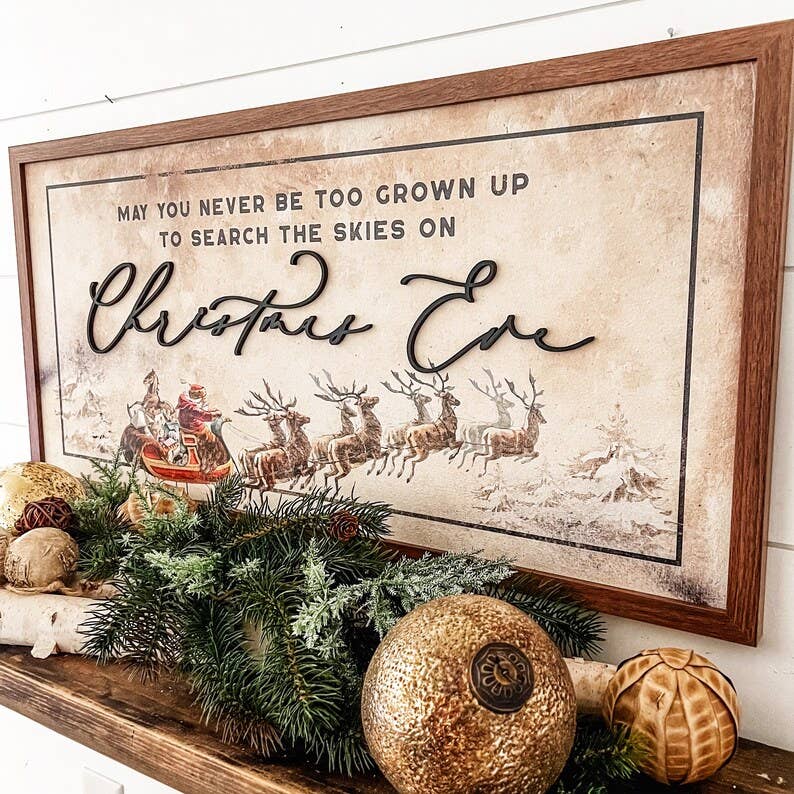 Search Skies Christmas Eve - Rectangle Style