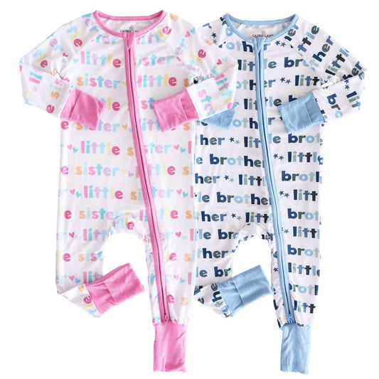 Convertible Zip Romper | Little Sibling