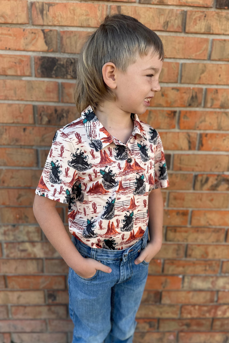 Mini Golden Buckaroo Polo