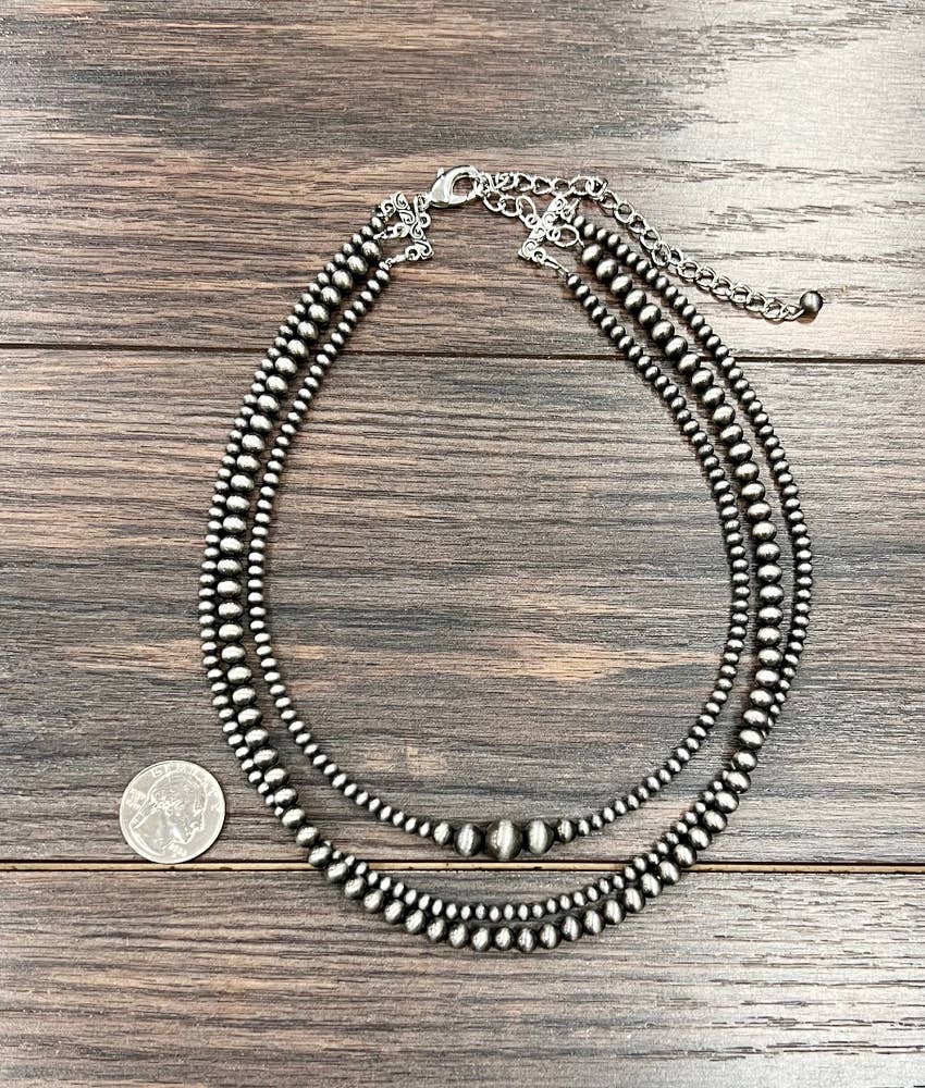 18" Navajo Bead Necklace