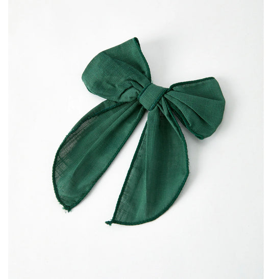 Green Bow Hairpin