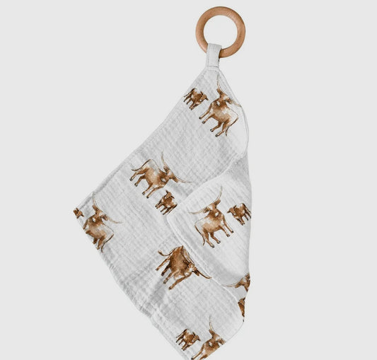Long Horn Bamboo Teether