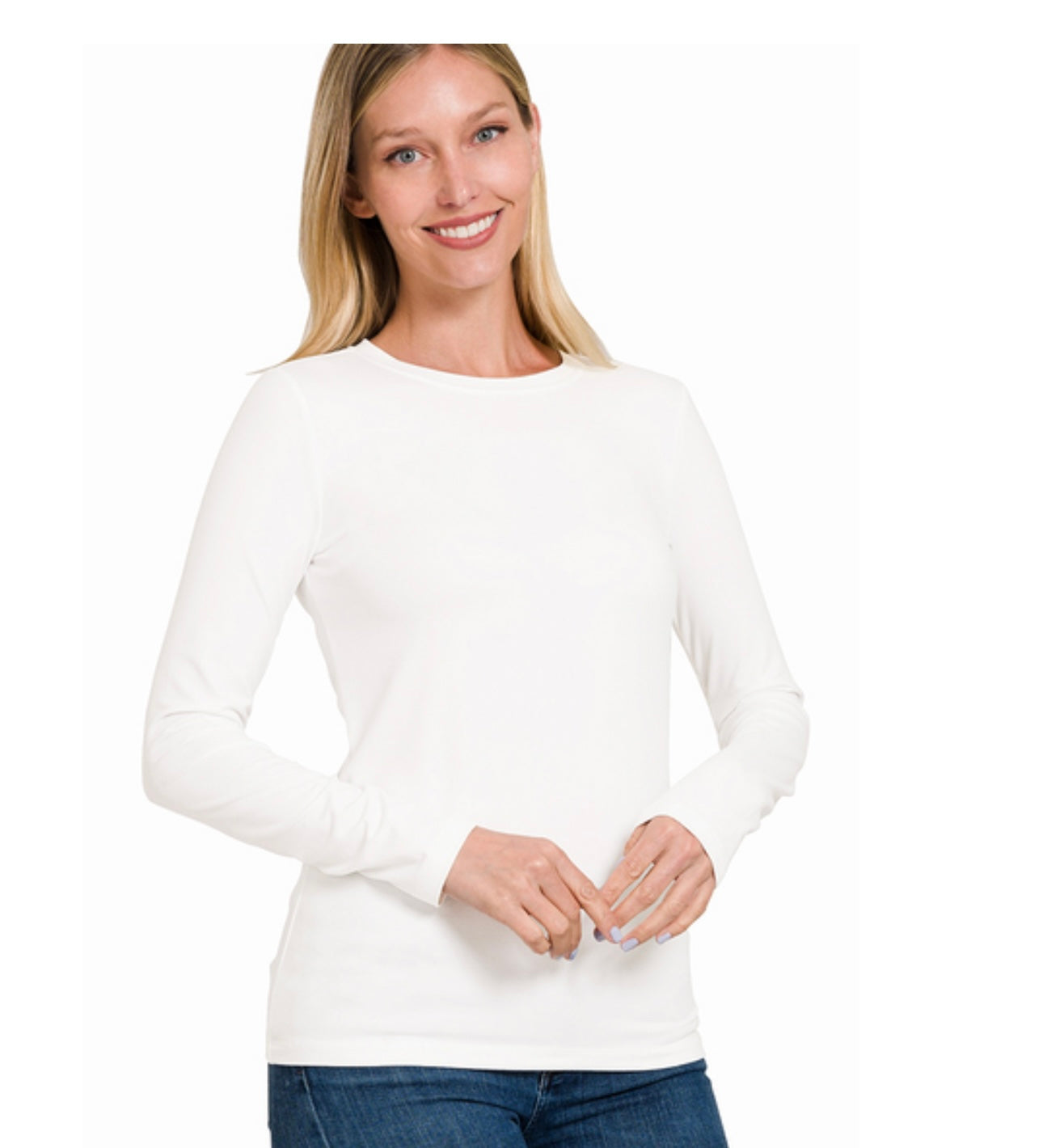LONG SLEEVE ROUND NECK TEE