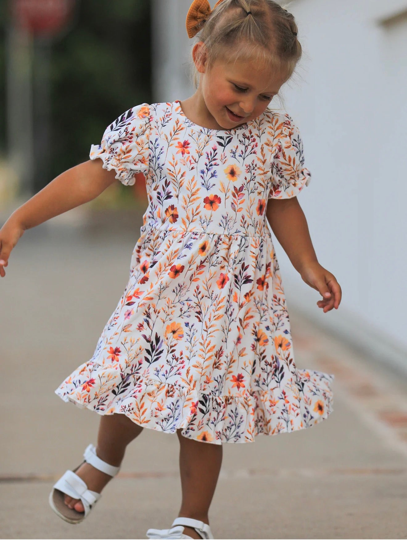 Floral Puff Sleeve Dress