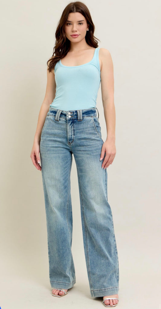 Judy Blue Wide Leg Jean