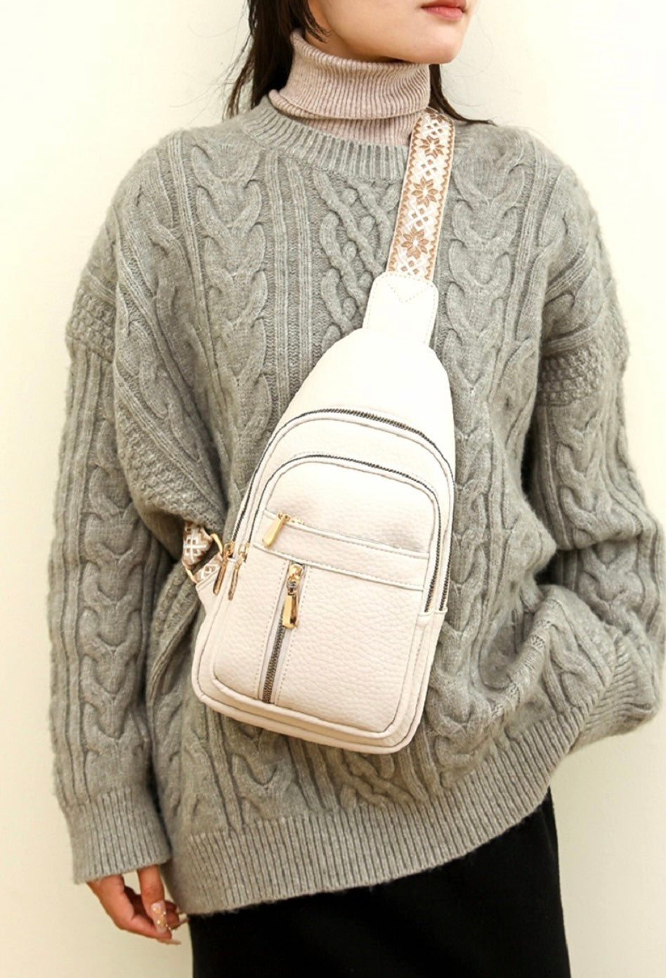 Leather Crossbody Sling