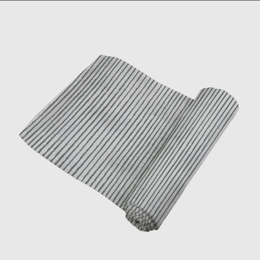 Green Stripped Swaddler
