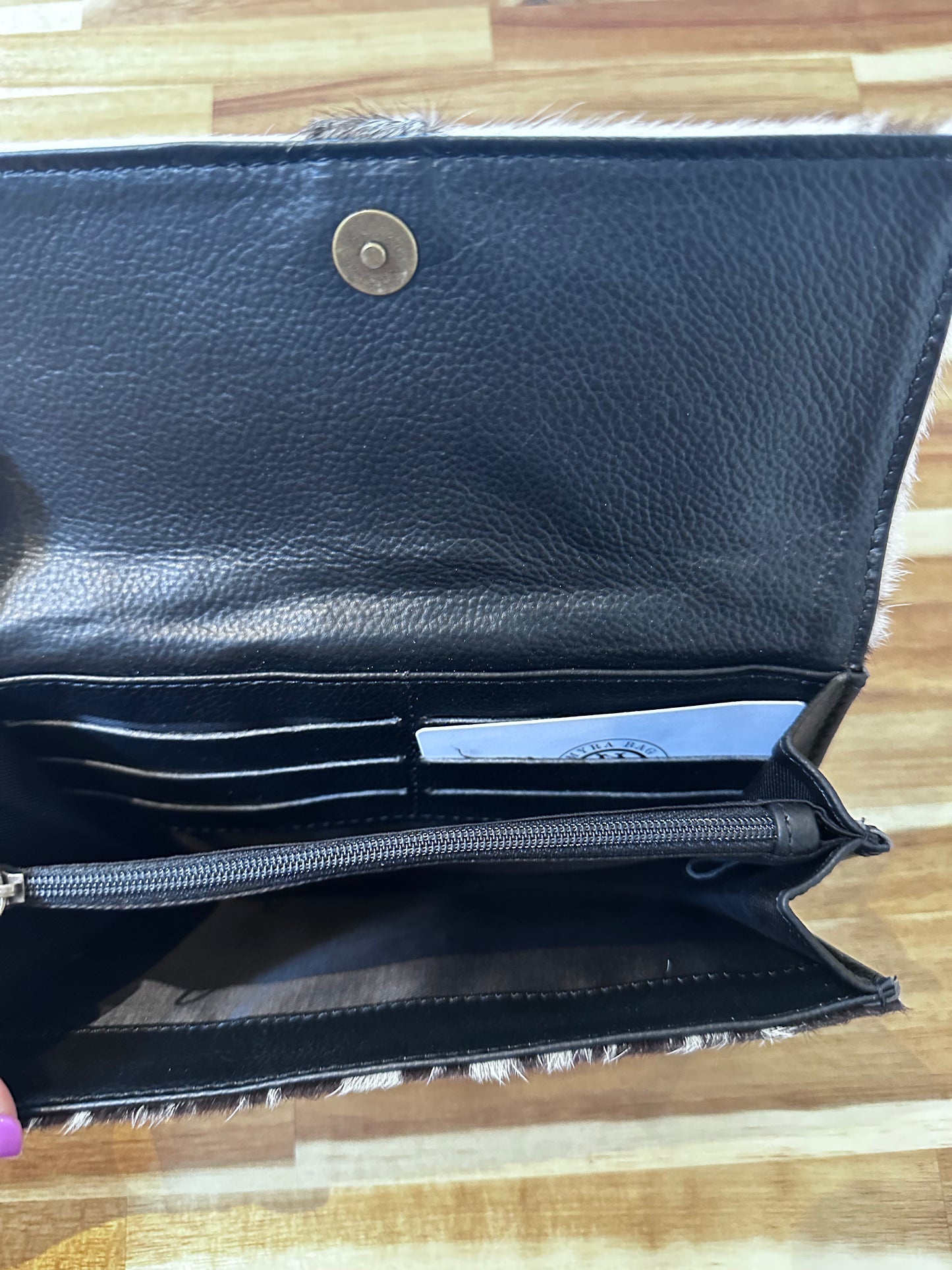 Myra White Alone Wallet