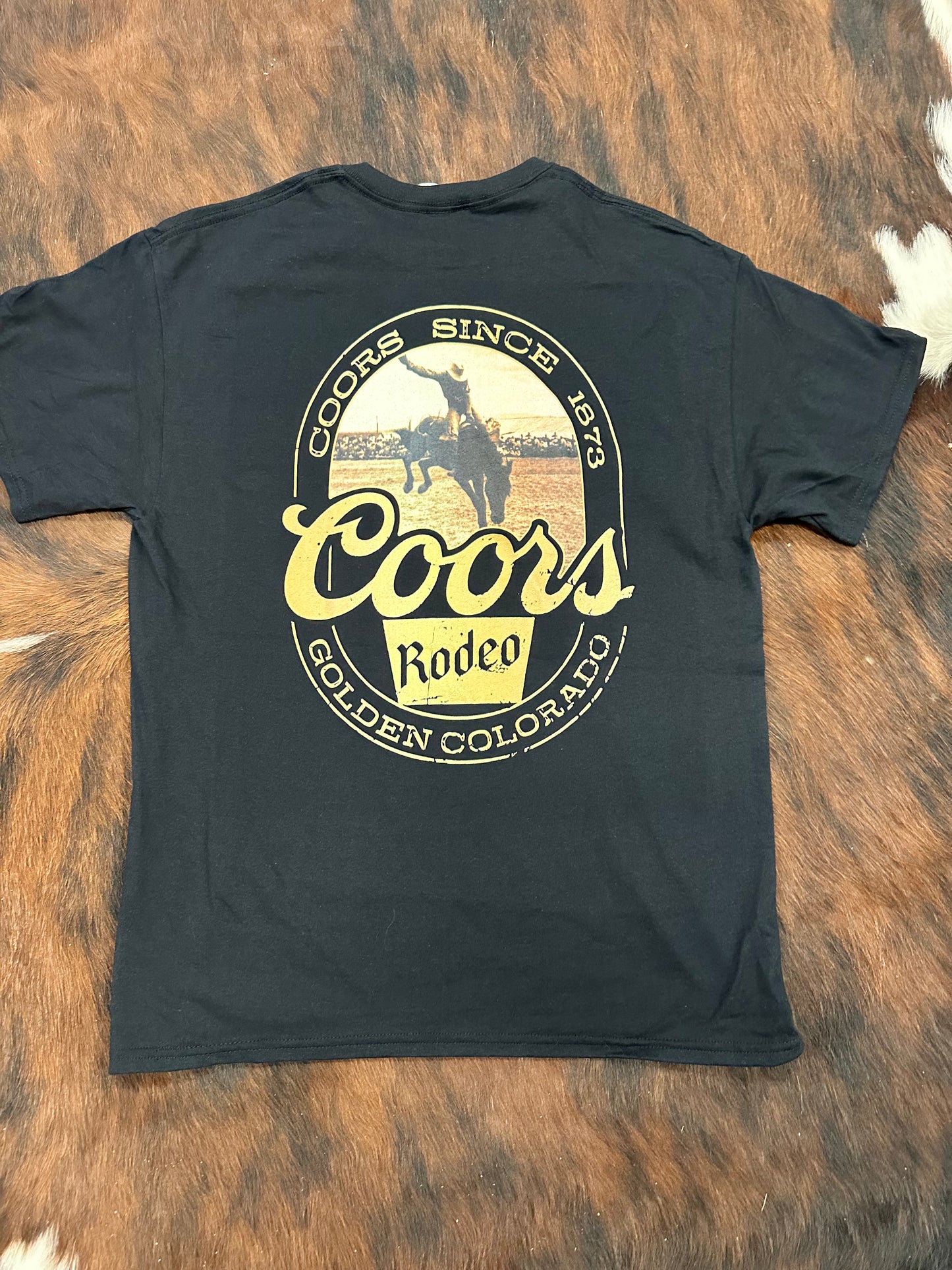 Coors Banquet Retro Shirt Unisex Cowboy Western Rodeo Tee