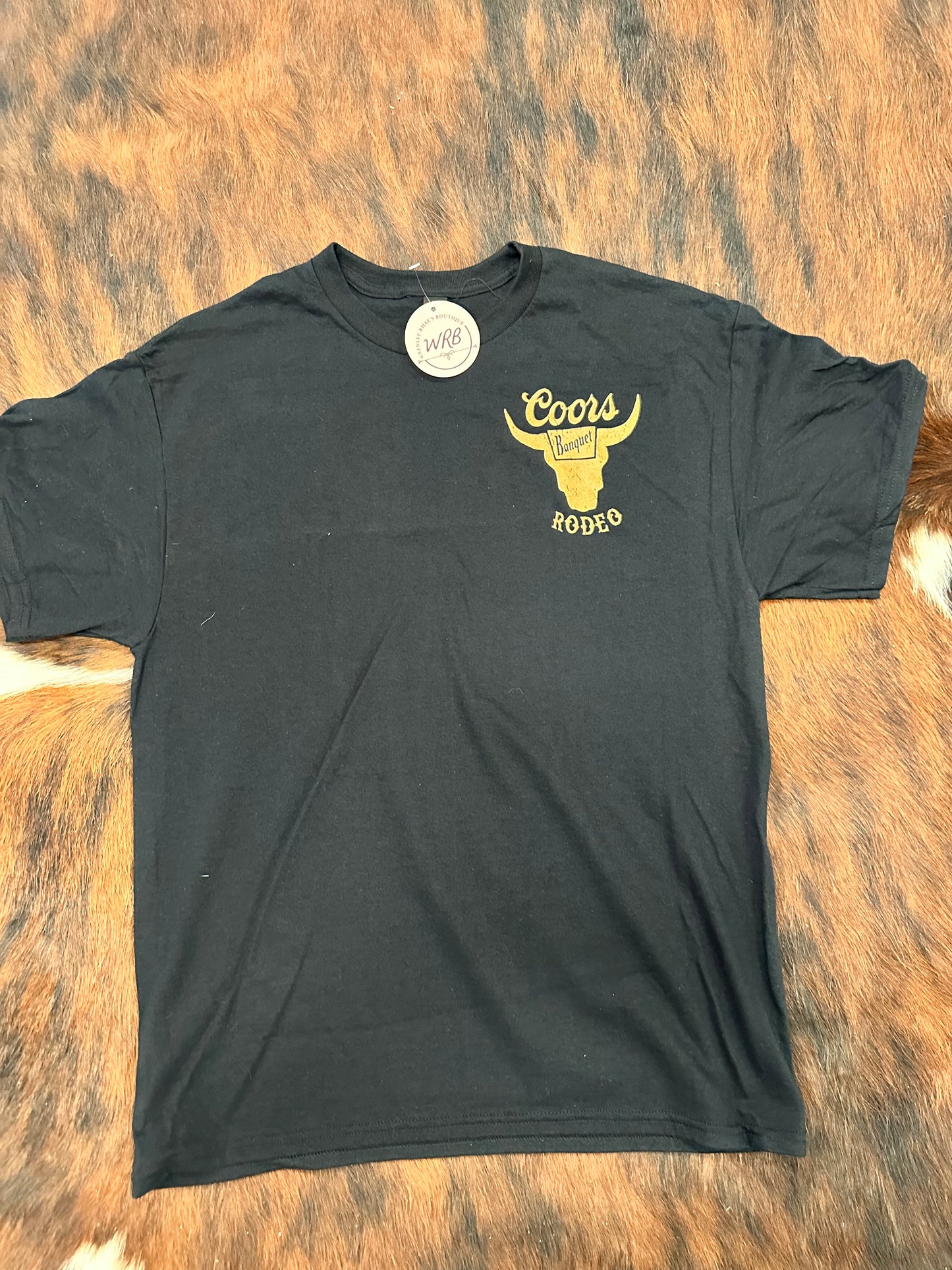 Coors Banquet Retro Shirt Unisex Cowboy Western Rodeo Tee