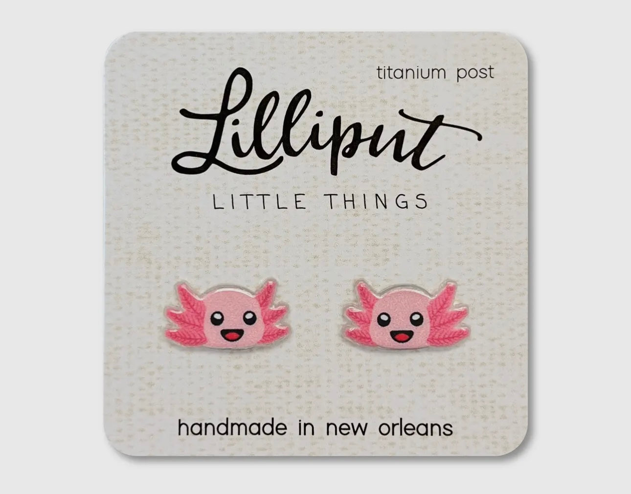 Kids Axolotl Earrings