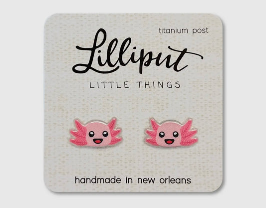 Kids Axolotl Earrings