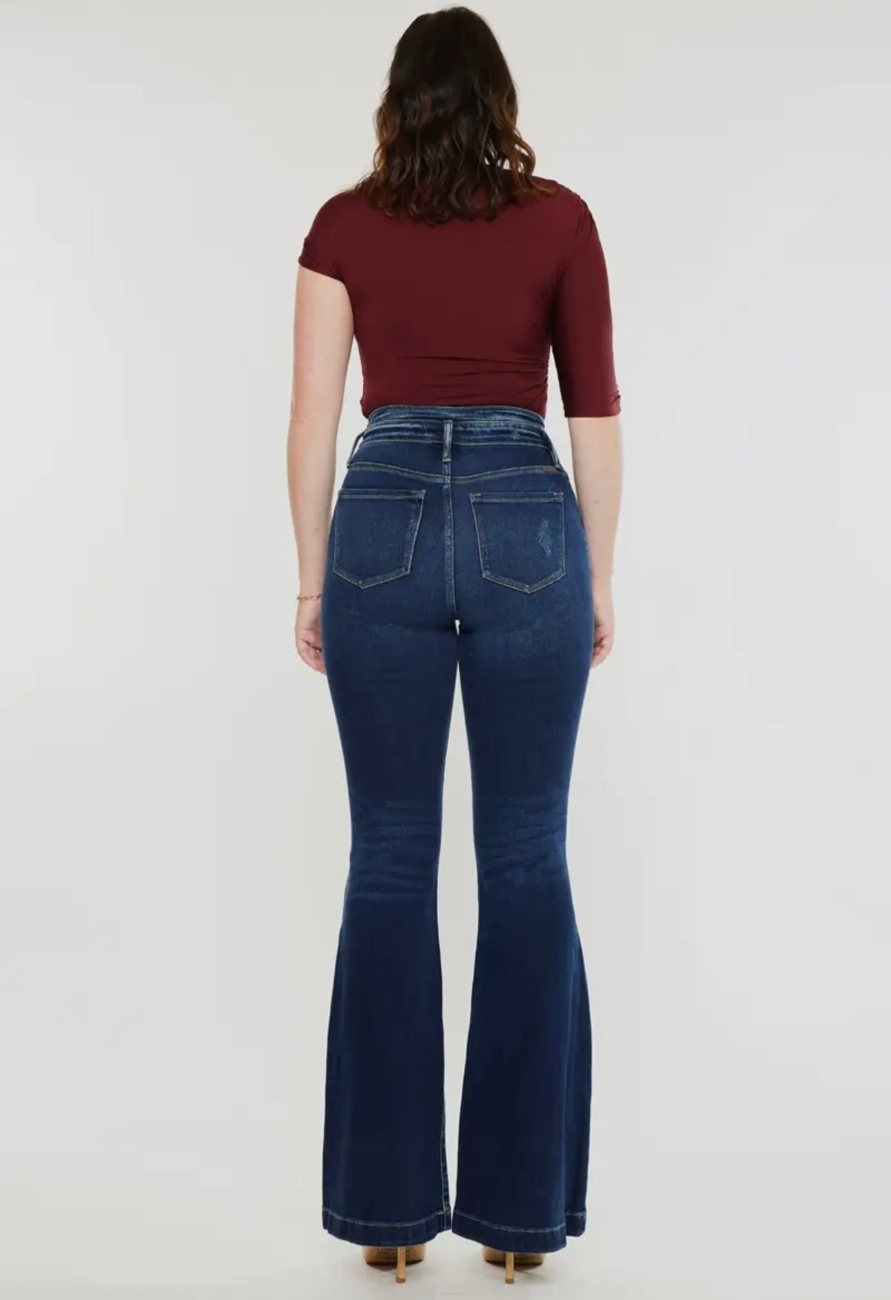 KanCan Dark wash Flare