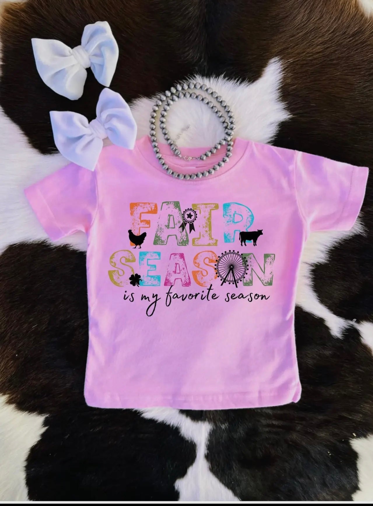 Girls Pink Fair Season Tee