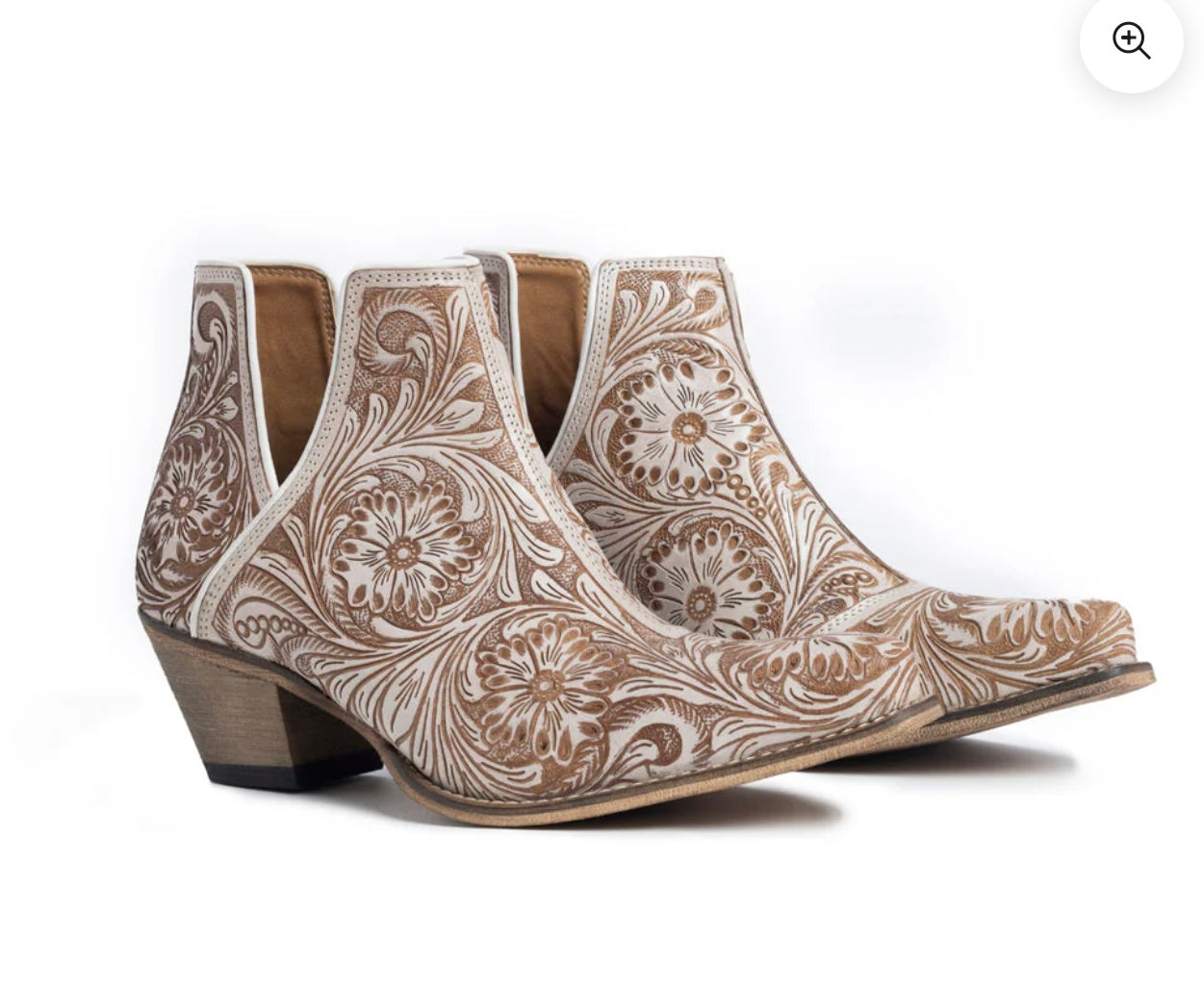 Myra Moxie Hand Tooled Booties
