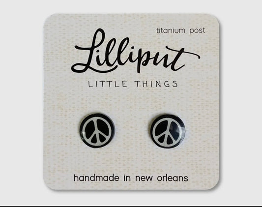 Kids Peace Sign Earrings