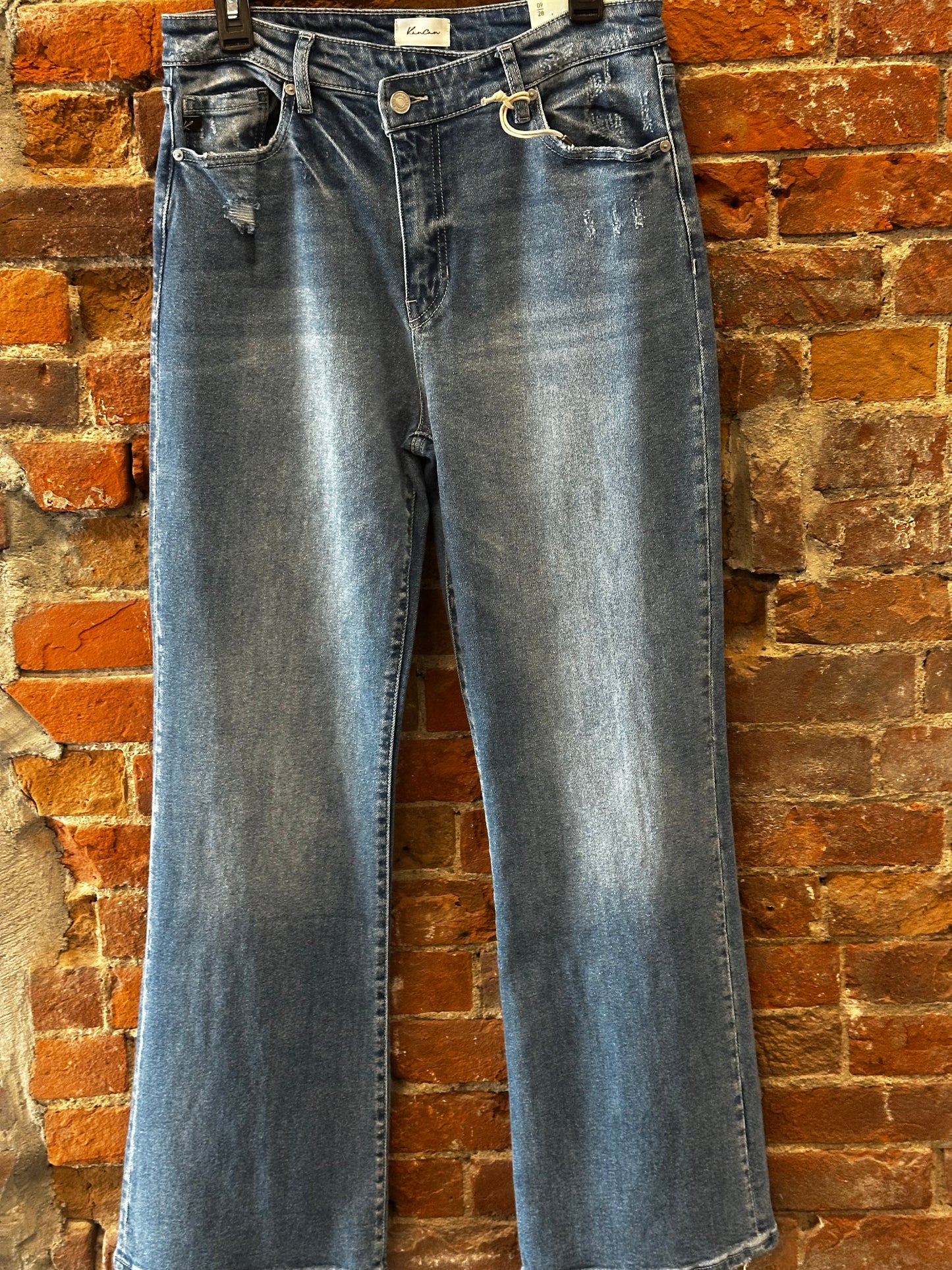 Kancan "Remi" High Waste Wide Leg Jean