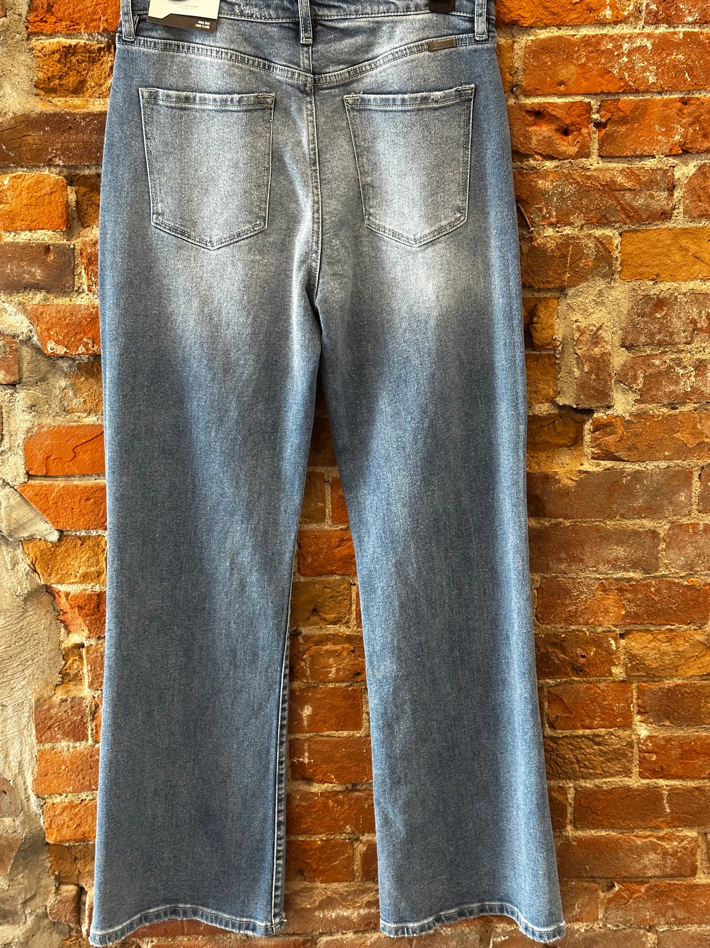 Kancan "Remi" High Waste Wide Leg Jean