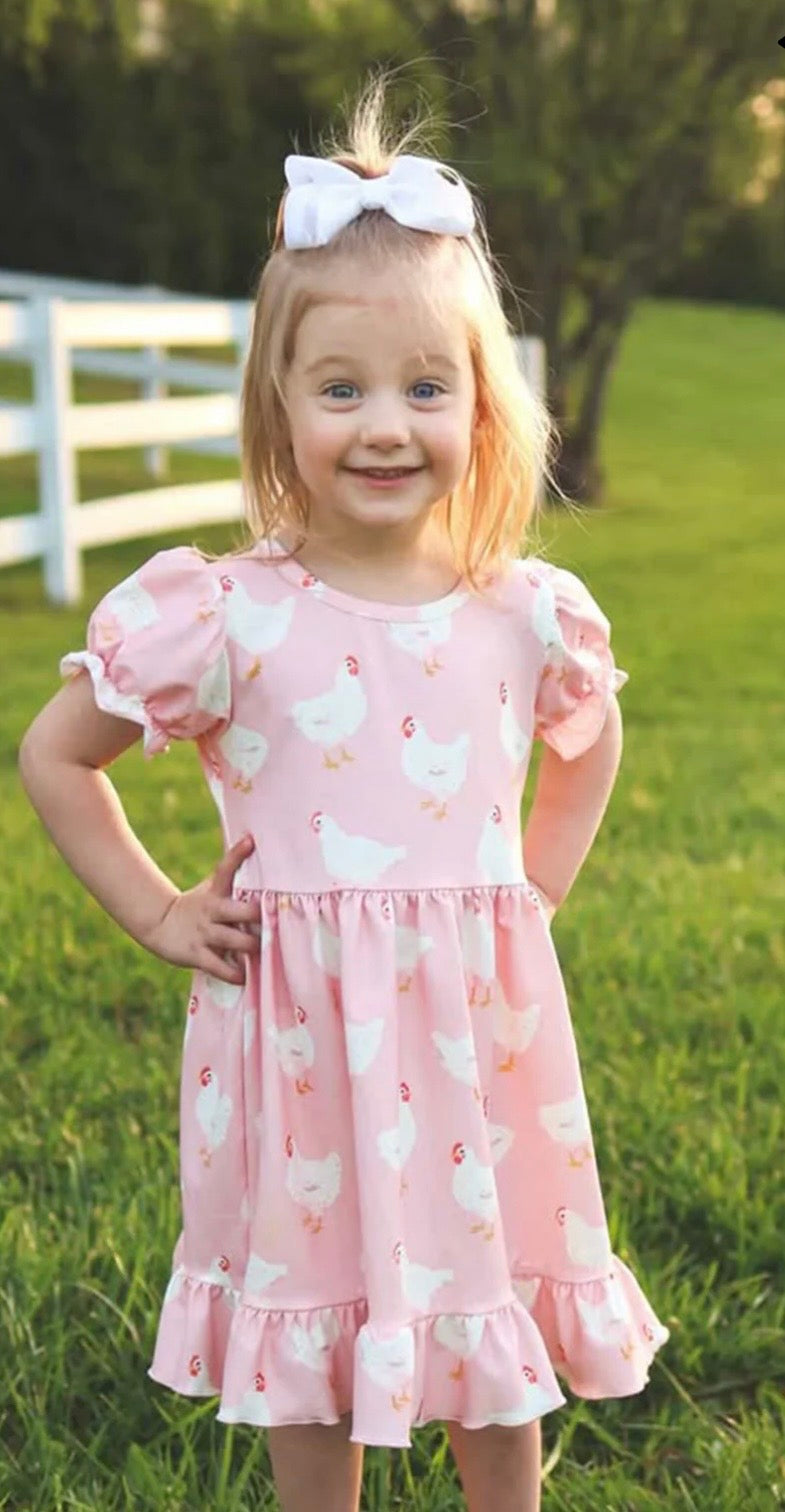 Pink Chicken Dress