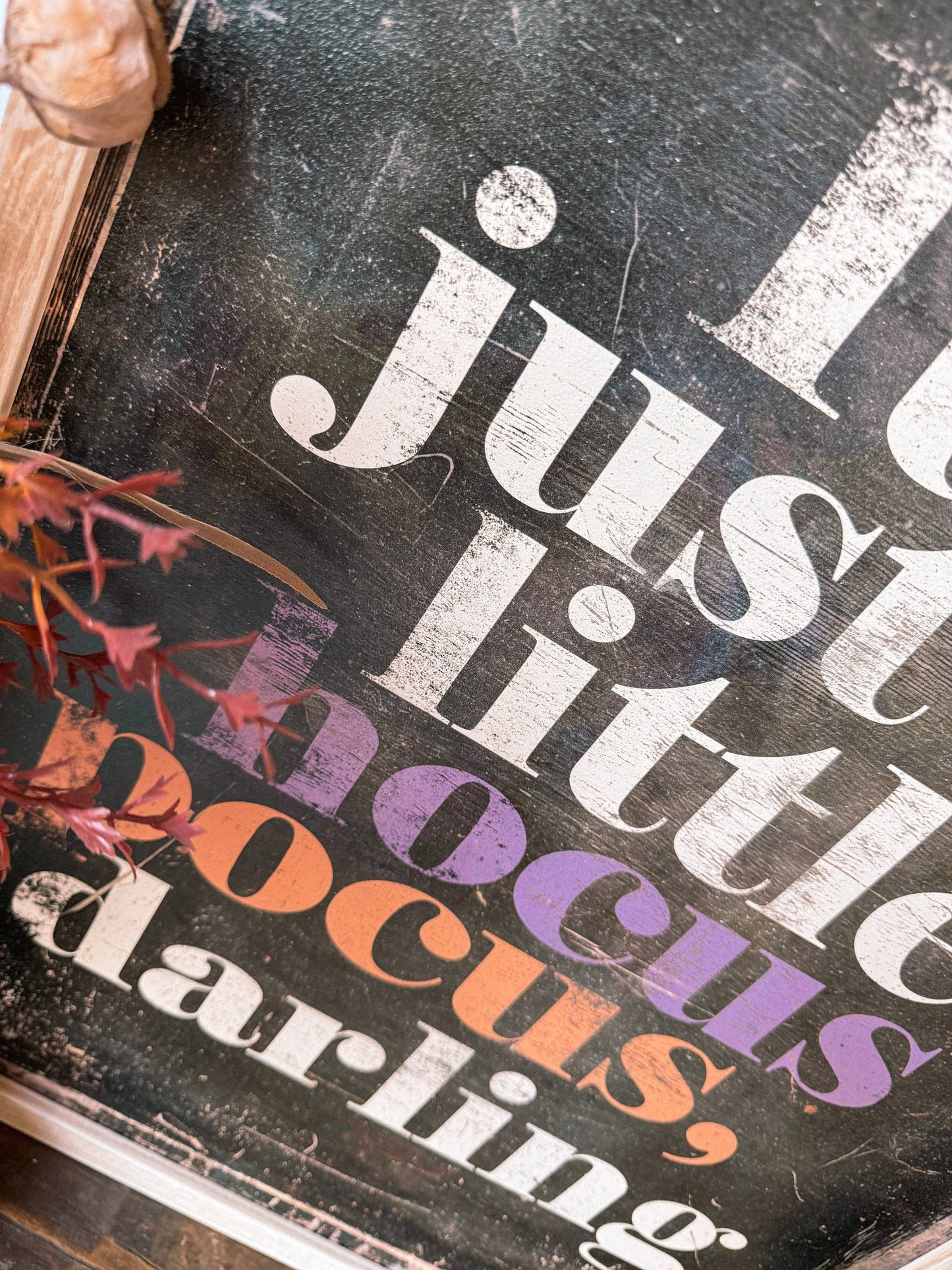 Hocus Pocus Halloween Wood Sign