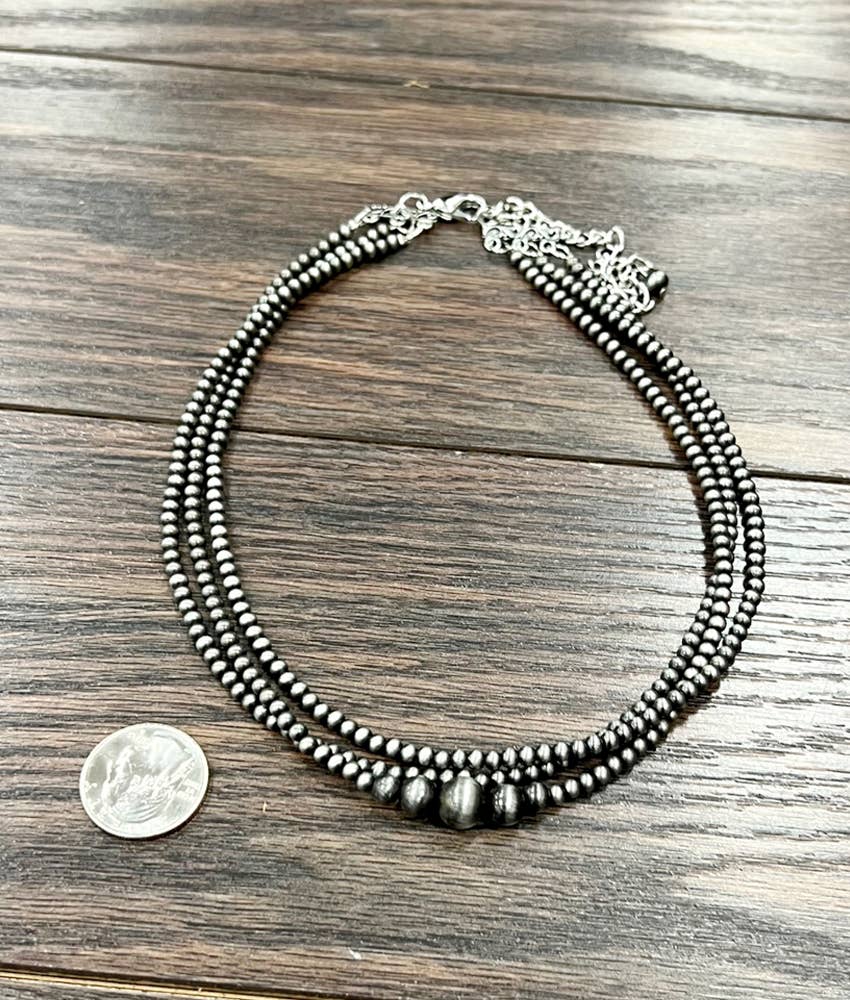 15" Navajo Bead Necklace
