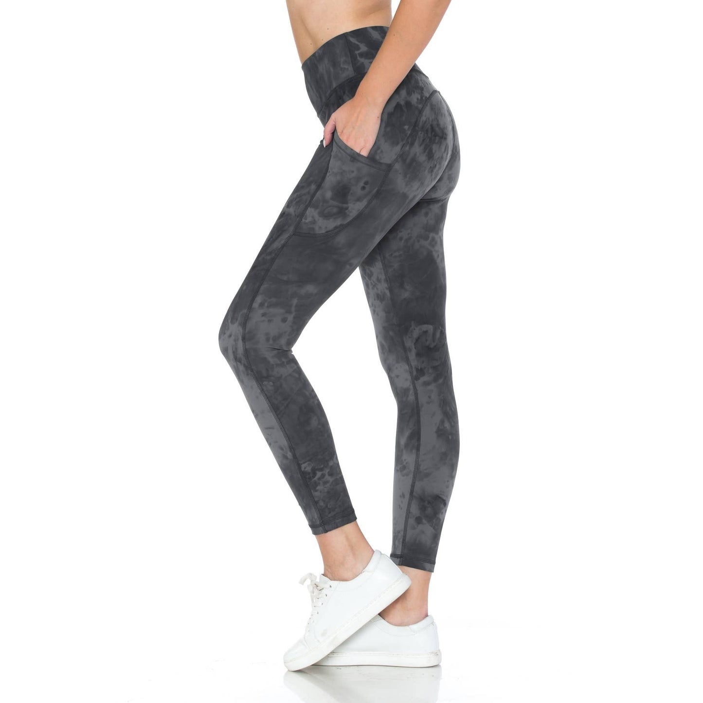 Premium Nylon Activewear Print Capri Leggings (25" Inseam)