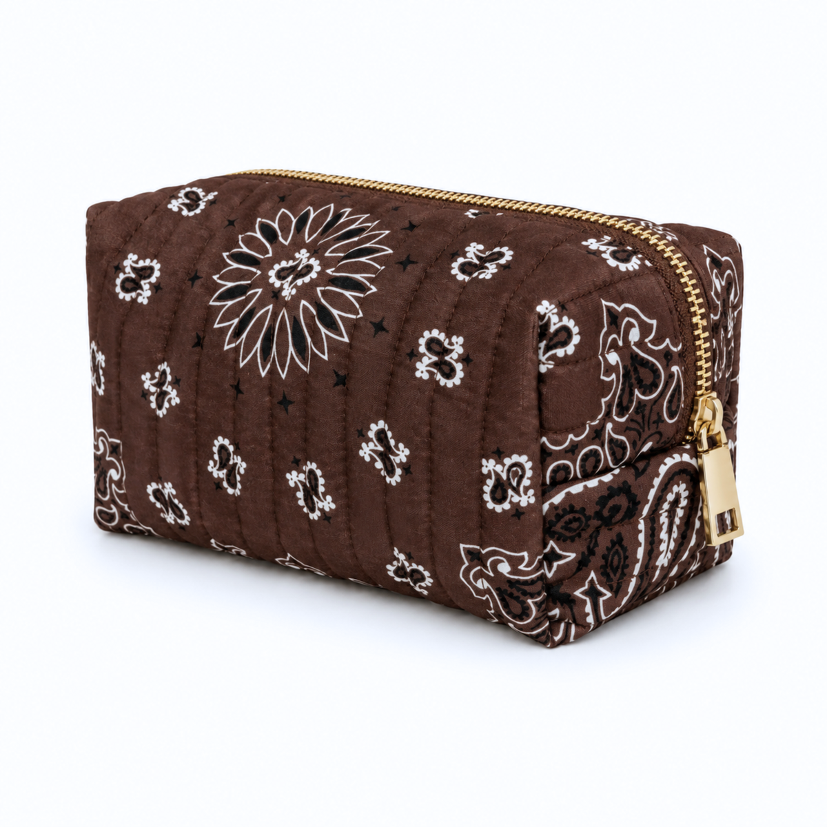 Bandana Cosmetic Case, Everyday Travel Pouch