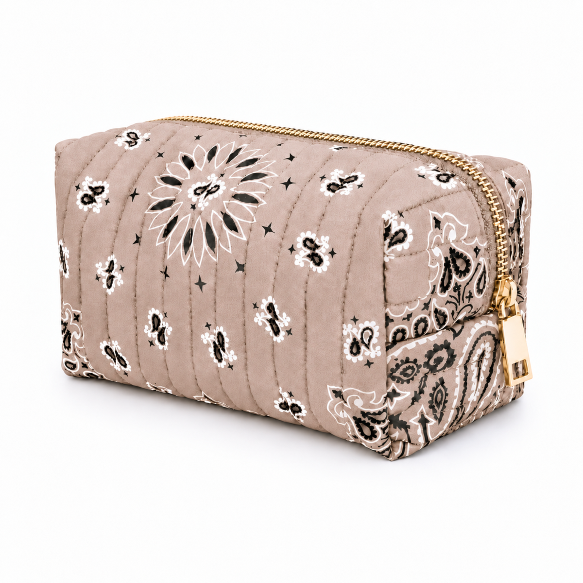 Bandana Cosmetic Case, Everyday Travel Pouch